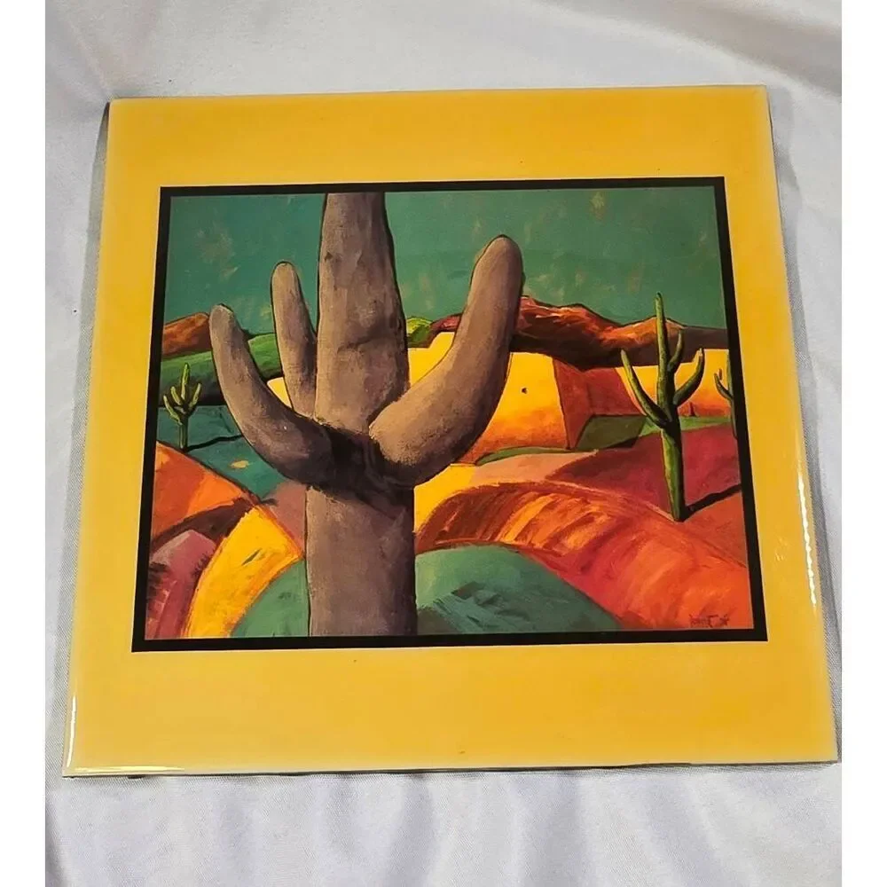 Downe Burns Caliente Cactus Art Ceramic Tile Artist Approved Collection